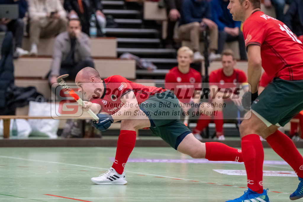 HK_20241207_109694 | 1. Bundesliga Halle Herren Crefelder HTC - Blau Weiss Köln am 7.12.2024 CHTC Glockenspitz Halle , Krefeld , Jonathan Ehling ( CHTC )