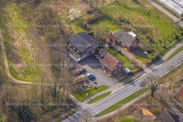 Ahlen240306162Dolberg | Luftbild, Wohnhäuser an der Heessener Straße, Ahlen, Dolberg, Ruhrgebiet, Deutschland