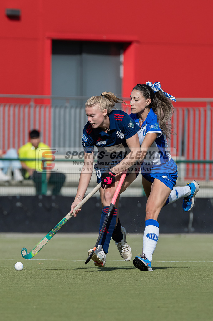 HK_20231007_105102 | 1.Bundesliga Damen Düsseldorfer HC - Großflottbeker THGC am 7.10.2023 DHC, Düsseldorf , Lilly Stoffelsma ( Düsseldorfer HC #50 ) , Agostina Lovagnini ( Großflottbeker THGC )