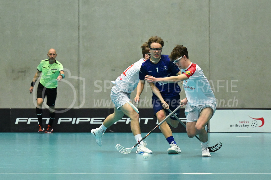 Switzerland U19 vs Finland U19 - 3. February 2024 | Switzerland U19 vs Finland U19
U19 Men International Matches in Switzerland
GoEasy Arena, Siggenthal Station
Finland forward #7 Markus Maronen.
Credit: Markus Aeschimann | <a href="https://www.markus-aeschimann.ch">Sportfotografie Markus Aeschimann</a> | <a href="https://www.instagram.com/sportfotografie.aeschimann">@sportfotografie.aeschimann</a> - Realisiert mit Pictrs.com