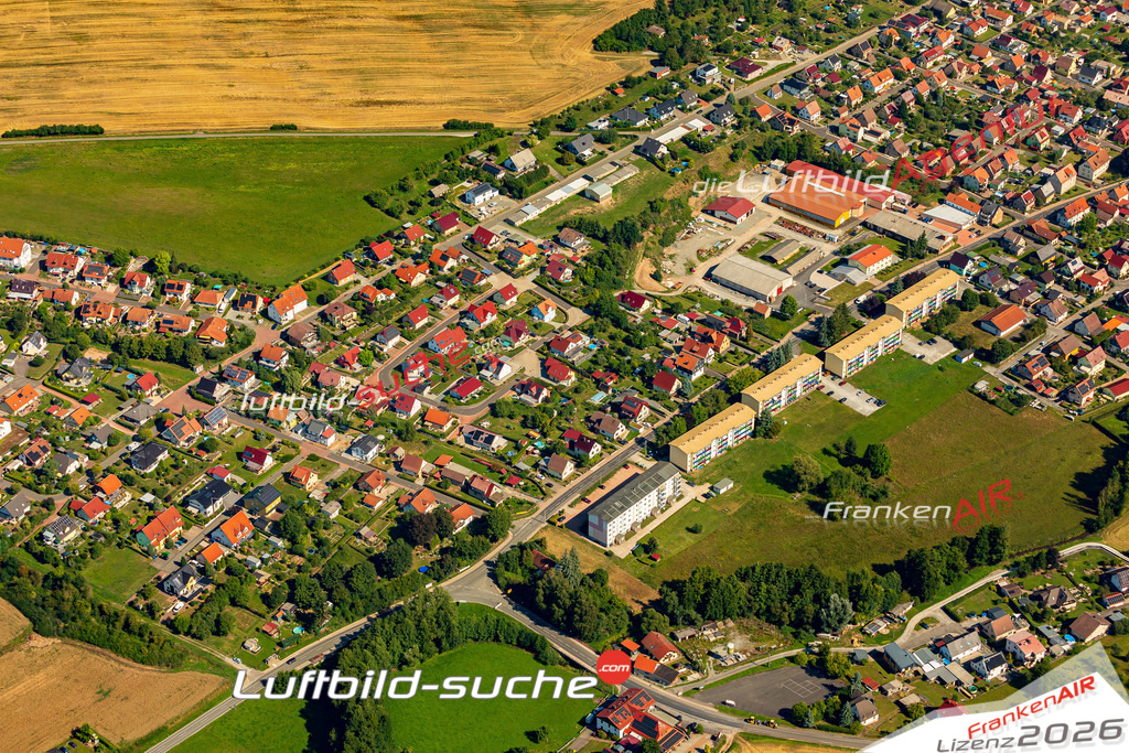 Walldorf Melkerserstrasse Meiningen Bild- Das Luftbild wurde 2025 vom UL-Flugzeug heraus erstellt ( keine Drohne bzw. Drohnenaufnahme ) - Hochauflösende Luftaufnahme -Nicht vergleichbar mit Google Maps oder Satelittenbilder- Die Geschenkidee !Mit Lizenz und Bildrechte bestellbar - CC