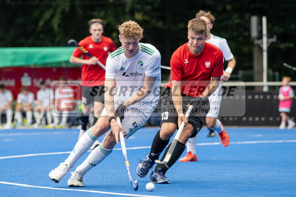 SFE_20230715_0084-2 | EuroHockey EM U18 Boys Ireland vs Poland am 15.07.2023 in Krefeld (Gerd-Wellen-Hockeyanlage), Photo: Stephan Fehrmann 2023 (Sports-Gallery)