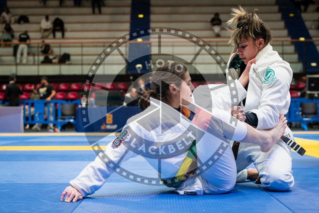 20240126PBB2040 | Fighters compete during the Brazilian Jiu-Jitsu European Championship of the IBJJF in Paris, France, on January 26, 2024.