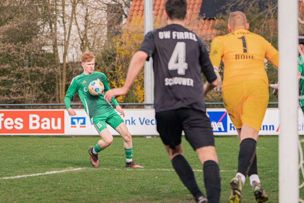 Fußball I Herren I Saison 2025-2026 I Landesliga Weser-Ems I 22. Spieltag I SFN Vechta - GW Firrel I 15204 | jns.sportfotos - Realisiert mit Pictrs.com