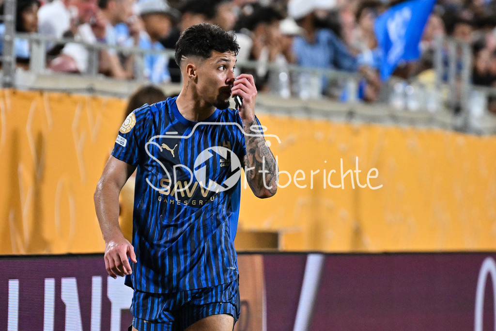 Manchester City - Al-Hilal SFC | im Bild der Matchwinner Marcos LEONARDO (Al-Hilal 11) / Einzelfoto / Freisteller / FIFA Club World Cup: Manchester City - Al-Hilal SFC, Camping World Stadium am 30.06.2025 / NOT FOR SALE IN USA