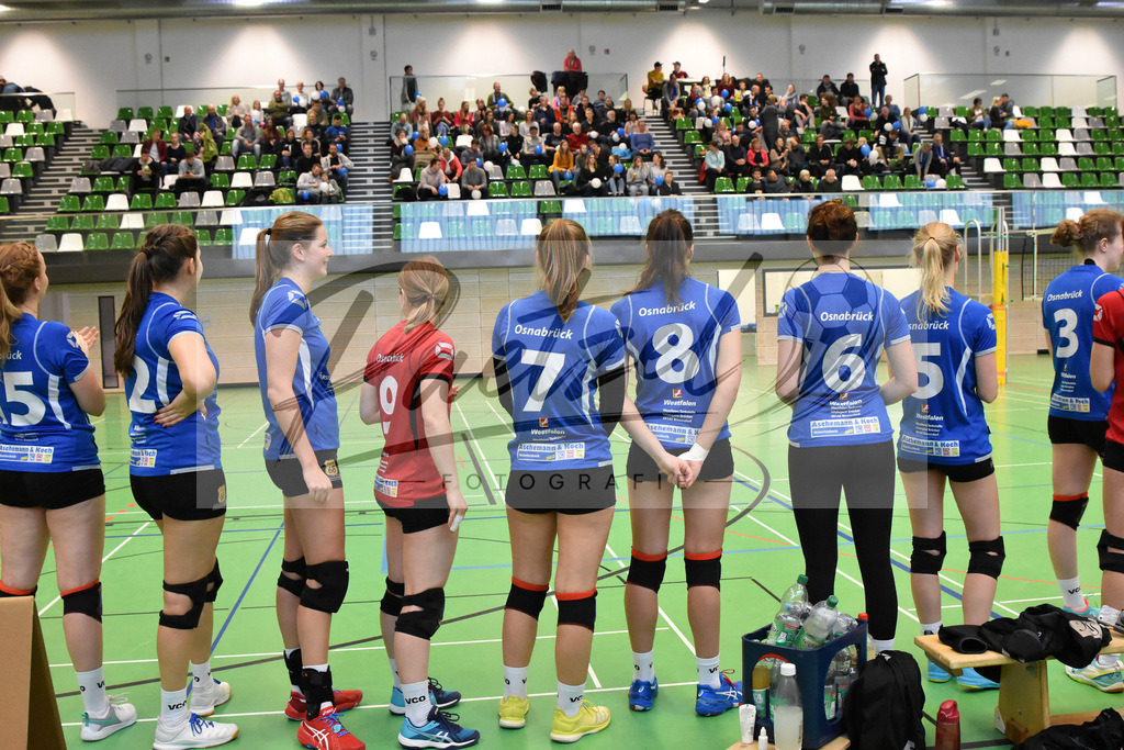 20200202_VCOOTB_0001 | Volleyball, Frauen:   waehrend des Spiels der Regionalliga NordWest zwischen VC Osnabrueck und Oldenburger TB in der Schlosswall-Halle am 02.02.2020 in Osnabrueck, Deutschland. - Realisiert mit Pictrs.com