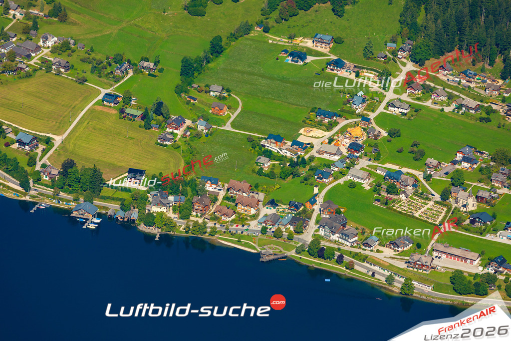 Luftbild Vs Google Maps  Ufer  Grundlsee -Das Luftbild wurde 2025 vom UL-Flugzeug heraus erstellt ( keine Drohne ) - Hochauflösende Luftaufnahme -Nicht vergleichbar mit Google Maps oder Satelittenbilder- Die Geschenkidee !Mit Lizenz und Bildrechte bestellbar