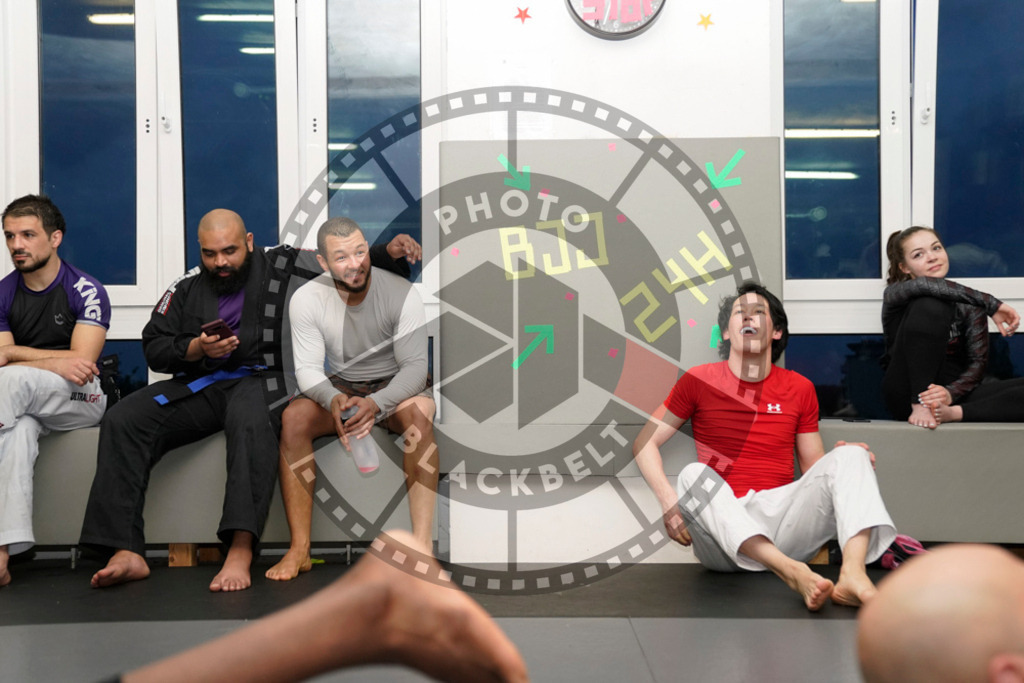 20240413PBB7706 | Fighters compete during the Grapplethon 24hours of rolling for a reason in Hamburg, Germany, on April 13, 2024.