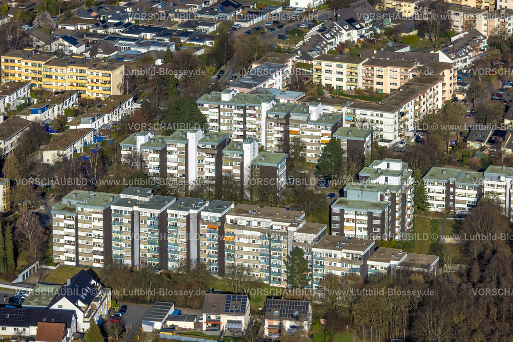 Herdecke260304201 | Luftbild, Mehrfamilienhaus Wohnsiedlung Westender Weg, Westende, Herdecke, Ruhrgebiet, Nordrhein-Westfalen, Deutschland