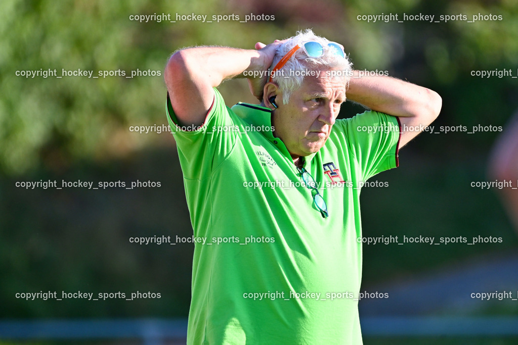 ESV Admira vs. SC Arriach | Headcoach SC Arriach Ewald Petscher, ESV Admira vs. SC Arriach, ESV Admira vs. SC Arriach am 24.08.2024 in Villach (Sportzentrum Admira), Austria, (Photo by Bernd Stefan)