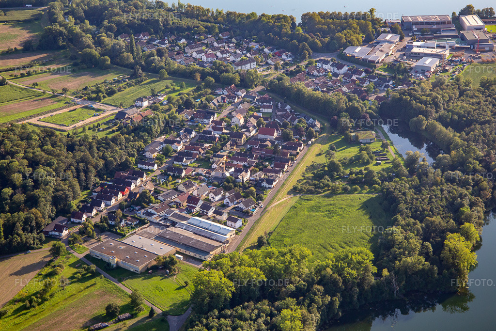 Luftbild: Ortsansicht von Osten im Ortsteil Grauelsbaum in Lichtenau im Bundesland Baden-Württemberg in Deutschland. Foto: IMG_137771.jpg vom 18.08.2023 durch Werner Riehm/FLY-FOTO.de