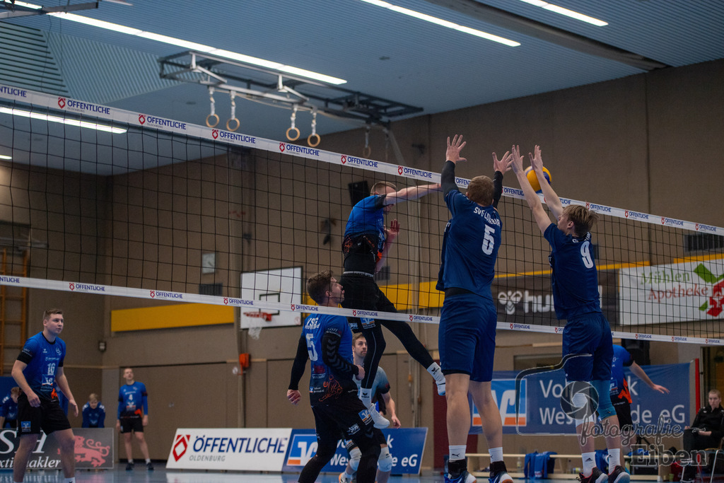 VSG Ammerland-VSG Lüneburg 2 | Volleyball Regionalliga; VSG Ammerland-VSG Lüneburg 2 am 04.02.2024; in Westerstede (Sporthalle Norderstraße), Photo: Philip Eiben 2024 - Realisiert mit Pictrs.com