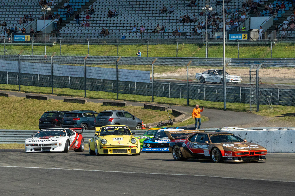 Belmont Oldtimer Grand Prix 2024 | 10.08.2024 Belmot Oldtimer Grand Prix 2024, Nürburgring,Deutschland, Bild: Rennen 2 DRM Revival, #55 Sebastian Glaser im BMW M1 Procar von MK Motorsport aus dem Jahr 1979, #104 Lars Rolner im Porsche 934/5 aus dem Jahr 1977, - Realisiert mit Pictrs.com