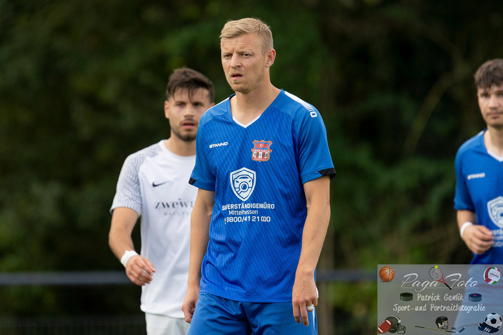 Testspiel: Spvgg. 03 Fechenheim - Türk Gücü Friedberg, 13.07.2024 | Maik Vetter (Türk Gücü Friedberg #19), Spvgg. 03 Fechenheim - Türk Gücü Friedberg, Frankfurt am Main, Sportanlage Birsteiner Straße, 13.7.2024 - Realisiert mit Pictrs.com