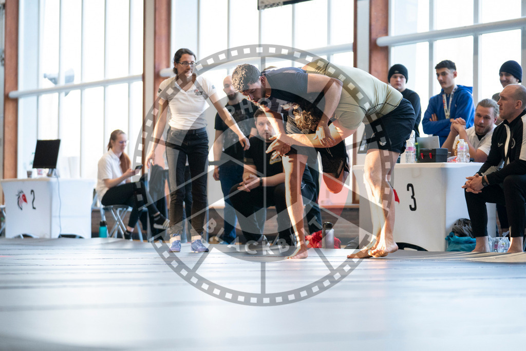 20240309PBB7546 | Fighters compete during the International Luta Livre (ILLCS) Spring Championship in Hannover, Germany, on March 9, 2024.