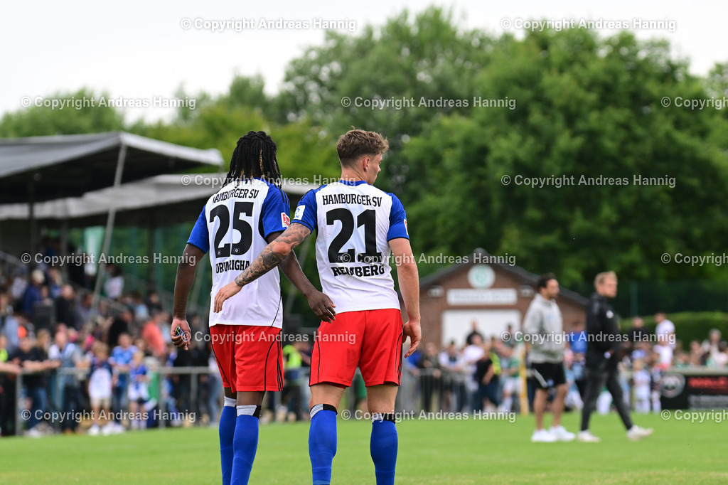 Fußball I Herren I Testspiel  I TSV Elstorf - Hamburger SV I 5.7.2025 | a-hannig - Realisiert mit Pictrs.com