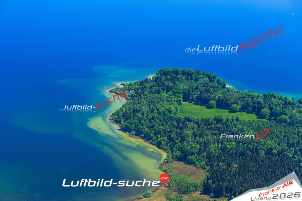 Luftbild von  Tutzing - Luftaufnahme wurde 2015 von https://frankenair.de mittels Flugzeug (keine Drohne) erstellt - die Geschenkidee