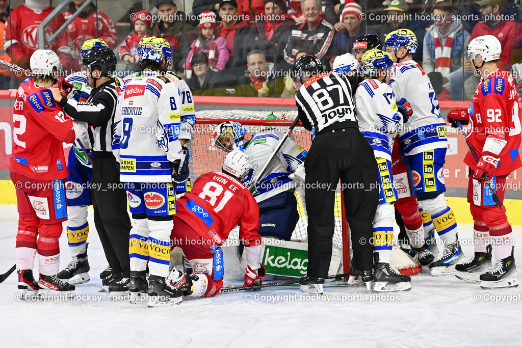 EC KAC vs. EC IDM Wärmepumpen VSV 5.11.2023 | JEDLICKA PETER, ZGONC GASPER JAKA, #8 Rebernig Maximilian,  #81 van Ee Finn, #1 Lamoureux Jean Philippe, #77 Lindner Philipp, #17 Kulda Arturs, #92 Unterweger Clemens