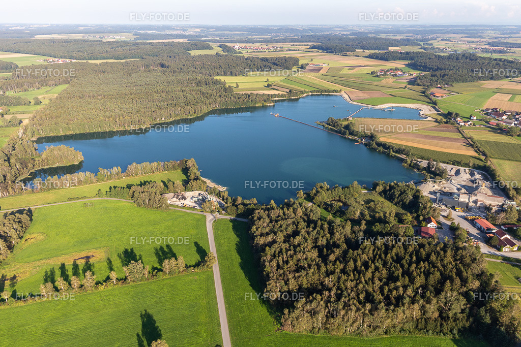 Federseebahn, Torfwerk | Luftbild: Federseebahn, Torfwerk im Ortsteil Sattenbeuren in Bad Schussenried im Bundesland Baden-Württemberg in Deutschland. Foto: IMG_128837.jpg vom 03.09.2021 durch ©2025 Werner Riehm fly-foto.de/copyright - Realisiert mit Pictrs.com