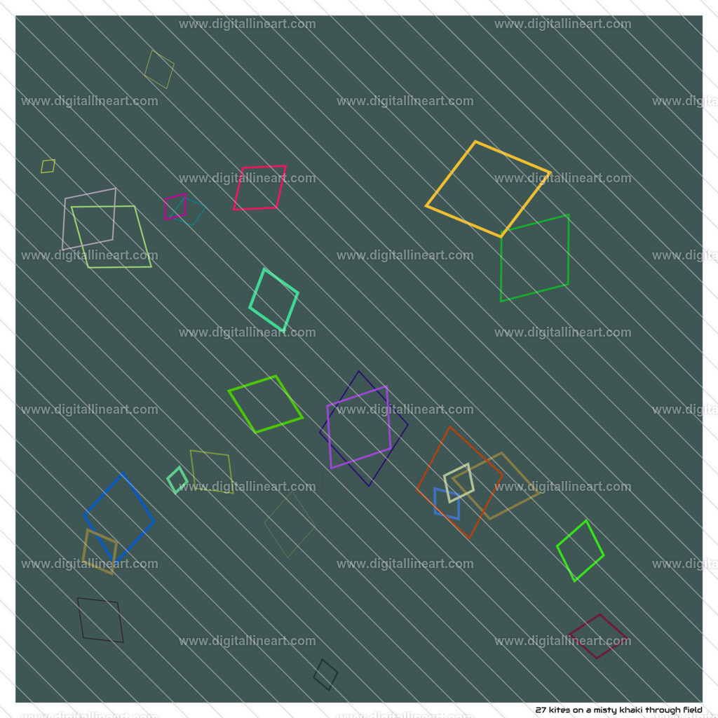 27-kites-a-misty-khaki-through-field | digitallineart - Realisiert mit Pictrs.com