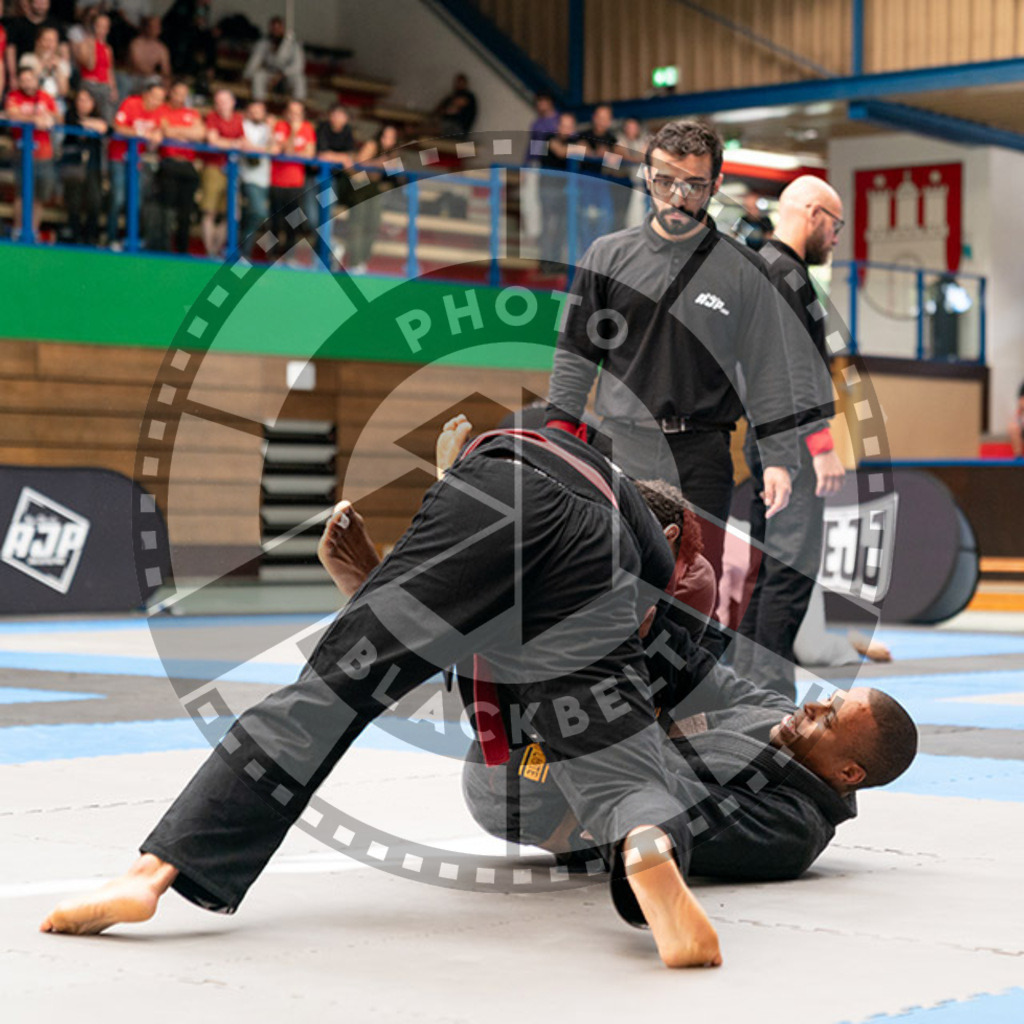 20230826PBB55919 | Fighters compete during the AJP INTLPRO BJJ and grappling competition in Hamburg, Germany, on August 26 2023.