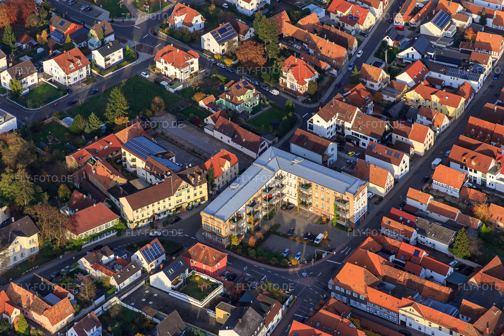 Luftbild: Justgebäude in Kandel im Bundesland Rheinland-Pfalz in Deutschland. Foto: IMG_085228.jpg vom 08.11.2015 durch Werner Riehm/FLY-FOTO.de