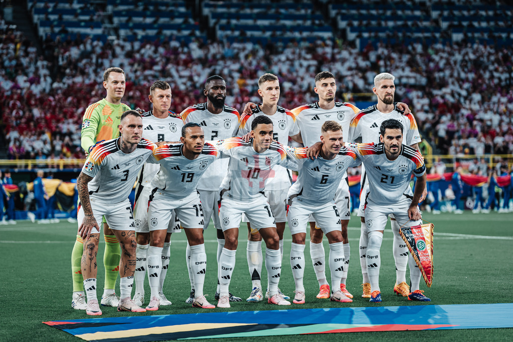 Fußball | Herren | UEFA-Fußball-Europameisterschaft 2024 | Achtelfinale | Deutschland vs. Dänemark | 29.06.2024 | Mannschaftsfoto der Deutschen Nationalmannschaft