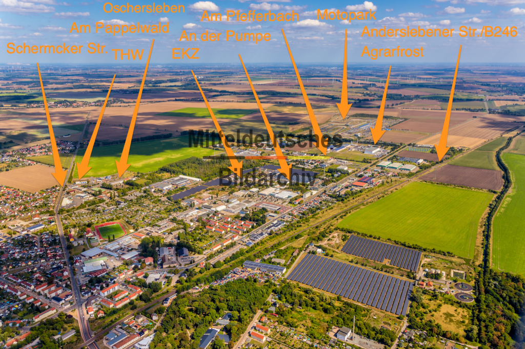 Oschersleben mit Verortung | Oschersleben - Realisiert mit Pictrs.com