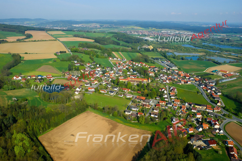 Luftbild von Trieb Lichtenfels - Luftaufnahme wurde 2008 von https://frankenair.de mittels Flugzeug (keine Drohne) erstellt - die Geschenkidee