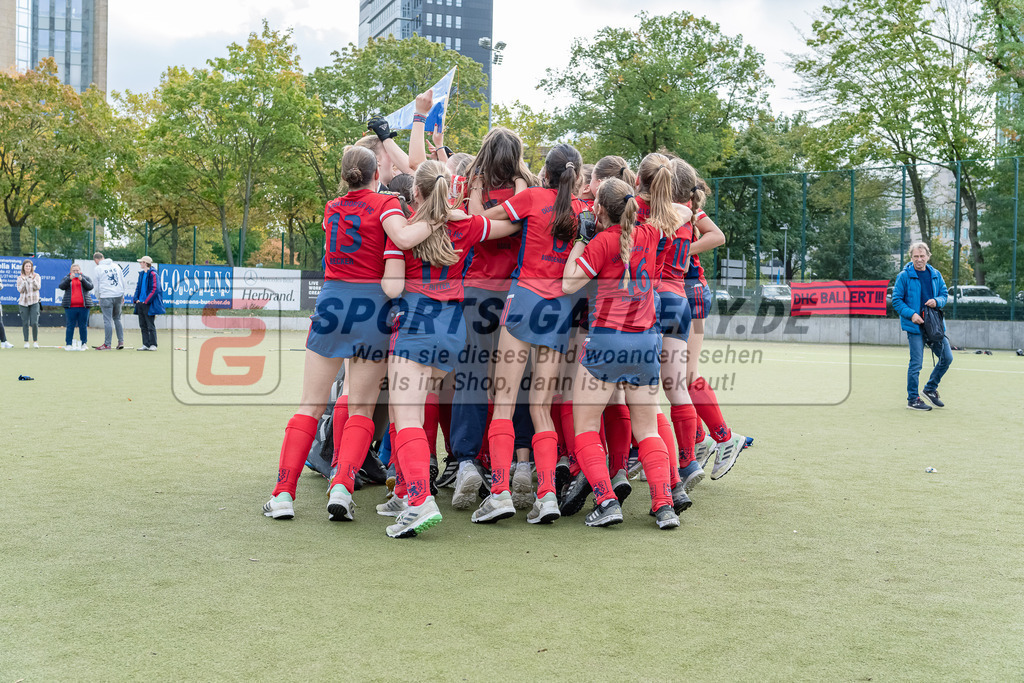 HK_20231022_106219 | Finale Deutsche Meisterschaft Feld WU16 Uhlenhorst Mülheim - Düsseldorfer HC am 22.10.2023 DHC, Düsseldorf ,