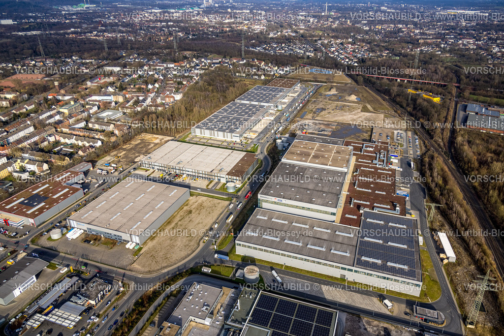 Gelsenkirchen250202980Sued | Luftbild, Industriepark Schalker Verein, Europastraße, bilstein group, Dokas Handelsgesellschaft mbH, Bulmke-Hüllen, Gelsenkirchen, Ruhrgebiet, Nordrhein-Westfalen, Deutschland