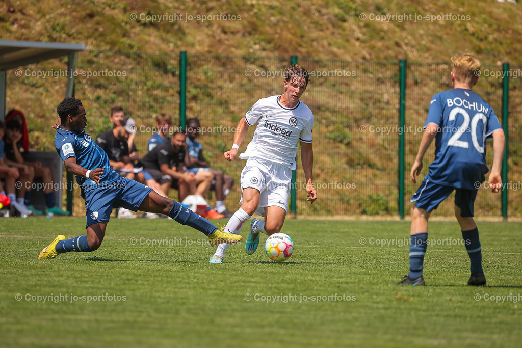 BQ3I6915 | 17.06.2023; Testspiel; Rasenplatz Offdilln; VfL Bochum U17 - Eintracht Frankfurt U17; Ergebnis: 3:1 (1:1)