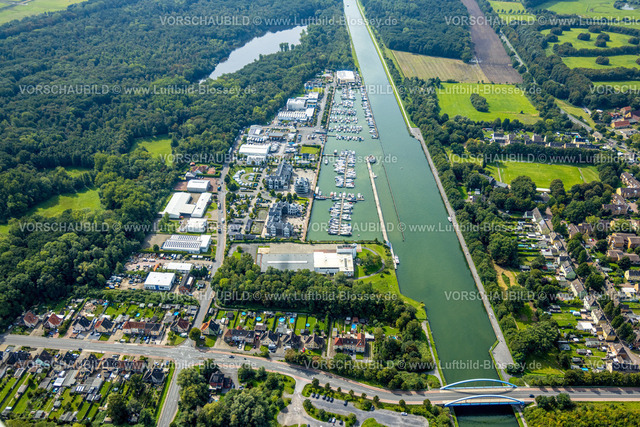 Bergkamen230902261 | Luftbild, Yachthafen Marina Rünthe am Datteln-Hamm-Kanal, Beversee im Beverwald, Rünthe, Bergkamen, Ruhrgebiet, Nordrhein-Westfalen, Deutschland