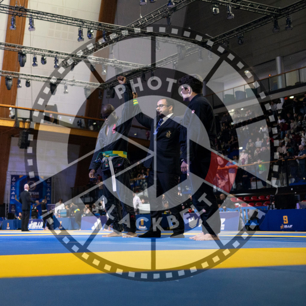 20240119PBB1519 | Fighters compete during the IBJJF European Championship in Paris, France, on January 19, 2024.