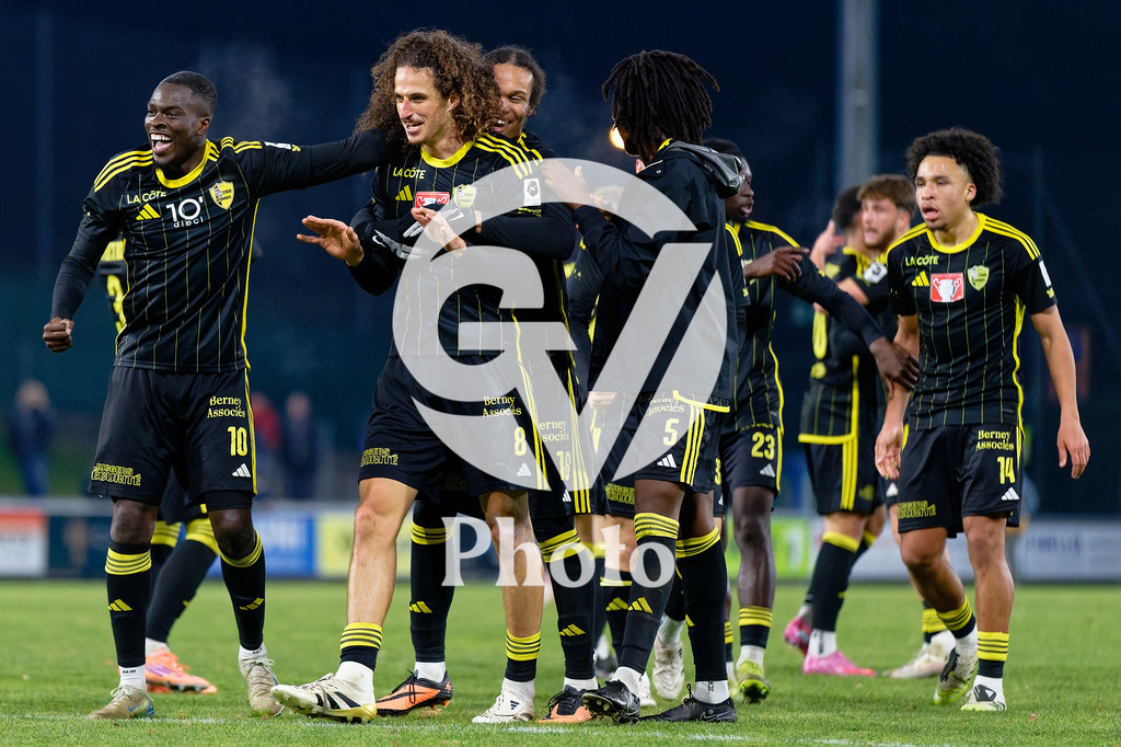 Coupe Suisse - 1/8 de finale - FC Stade Nyonnais v Neuchatel Xamax |  during the Coupe Suisse - 1/8 de finale match between FC Stade Nyonnais and Neuchatel Xamax at Centre sportif de Colovray in Nyon, Switzerland