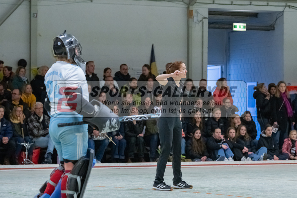 HK_20230226_105221 | Deutsche Meisterschaft WU16 Spiel um Platz 3 UHC Hamburg - Mannheimer HC am 26.2.2023 DSC 99, Düsseldorf ,