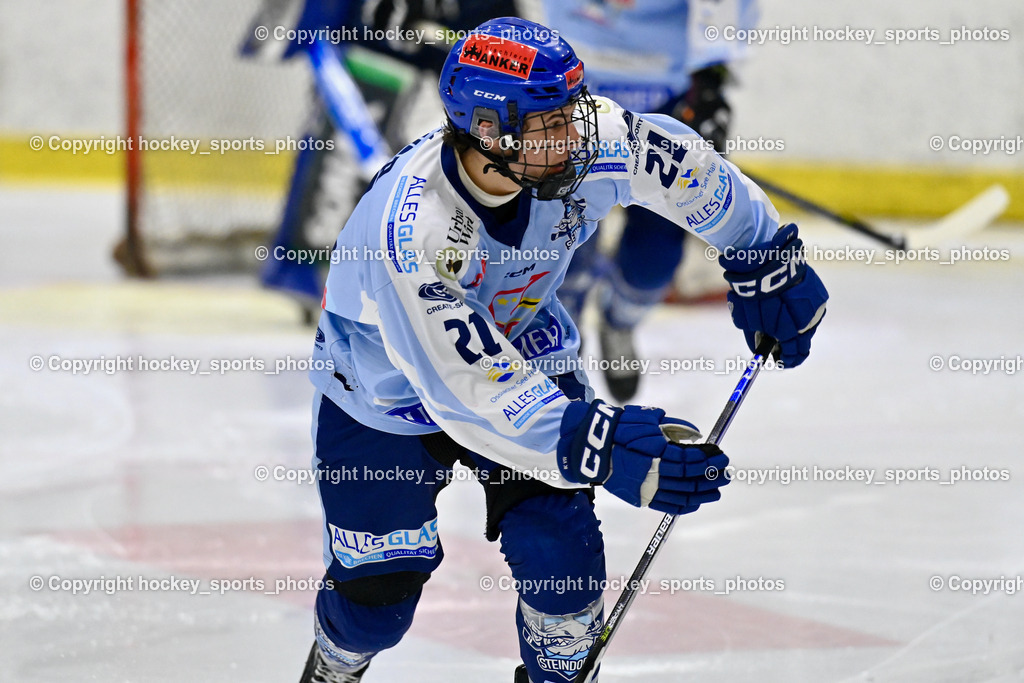 EHC Althofen vs. ESC Steindorf 6.3.2024 | #21 Steiner Moritz ESC Steindorf, EHC Althofen vs. ESC Steindorf 6.3.2024, EHC Althofen vs. ESC Steindorf am 06.03.2024 in Althofen (Stadthalle Althofen ), Austria, (Photo by Bernd Stefan)