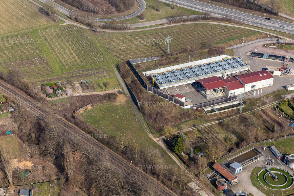 Geothermiekraftwerk | Luftbild: Geothermiekraftwerk in Insheim im Bundesland Rheinland-Pfalz in Deutschland. Foto: IMG_125815.jpg vom 07.03.2021 durch ©2025 Werner Riehm fly-foto.de/copyright - Realisiert mit Pictrs.com