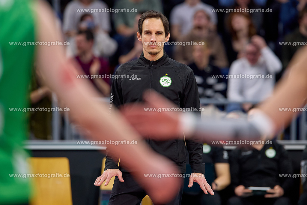 GER, Dresdner SC - USC Muenster, Volleyball, DVV-Pokalfinale Frauen 2025, 02.03.25 | GER, Dresdner SC - USC Muenster, Volleyball, DVV-Pokalfinale Frauen 2025, 02.03.25Foto: Gerald Oelze-de Stoppany