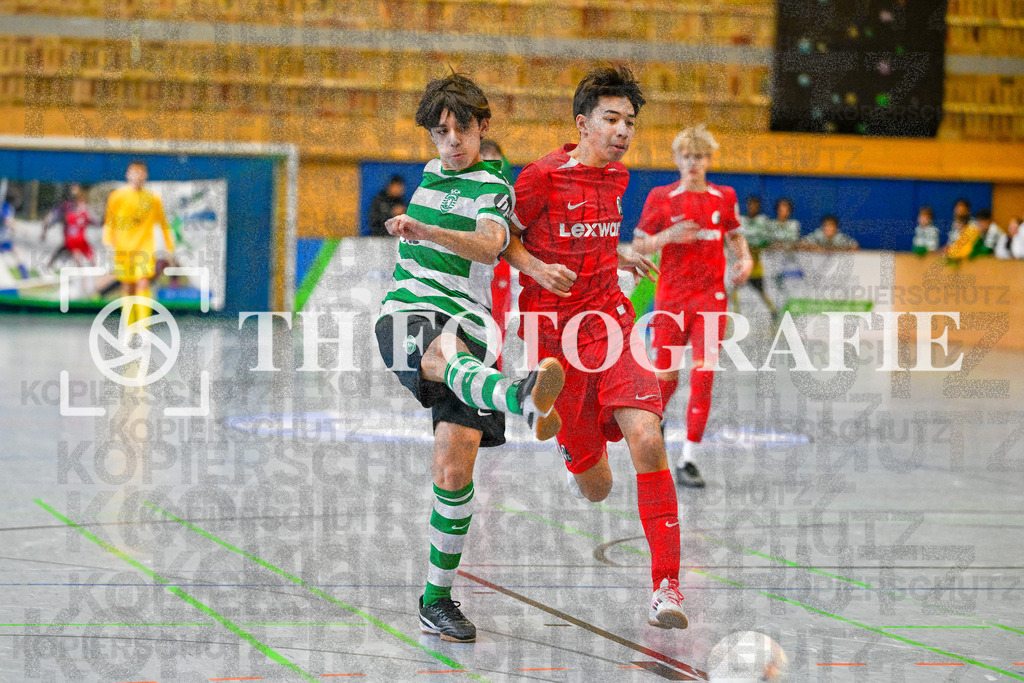 GER, Sporting - SC Freiburg, Fussball, U14 Hallenturnier, PS-Immo-Cup 2026, 18.01.2026 | Sporting - SC Freiburg