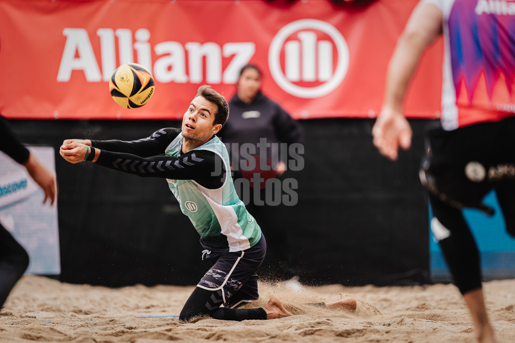 Beachvolleyball | Männer | Allianz German Beach Tour 2026 | Tourstop Düsseldorf | 17.05.2026 | Yannick Bibelriether