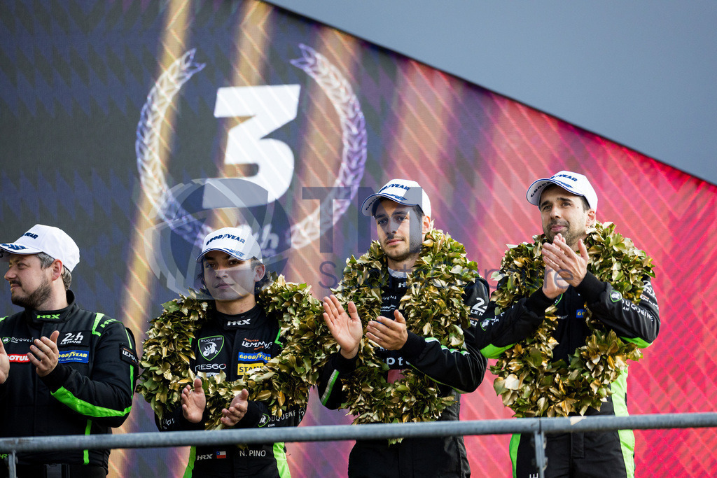 Trainproduction-20230611-0192 | LE MANS,FRANCE,11.Jun.23 - MOTORSPORTS - WEC, FIA World Endurance Championships, 24 Hours of Le Mans, Circuit de la Sarthe, race. Image shows Neel Jani (SUI), Rene Binder (AUT) and Nicolas Pino (GBR/ Duqueine Team).Photo: Trainproduction / Matthias Trinkl