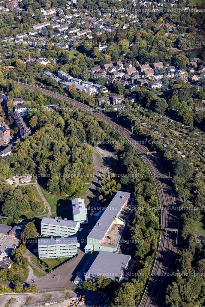 Lufbilder Aachen-6176 | Schienen- Gleis- und Oberleitungsstrang im Streckennetz der Deutschen Bahn in Aachen im Bundesland Nordrhein-Westfalen, Deutschland - Realisiert mit Pictrs.com