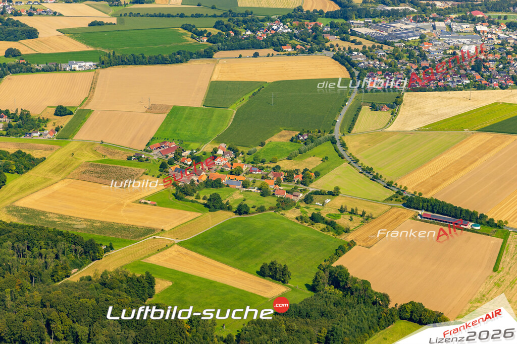 Luftaufnahme Wellentrup Lage - Die Luftaufnahme wurde 2025 vom UL-Flugzeug heraus erstellt ( ohne Drohne ) - Hochauflösende Luftaufnahme - für professionelle Ausdrucke geeignet. Die Geschenkidee !Mit Lizenz und Bildrechte bestellbar