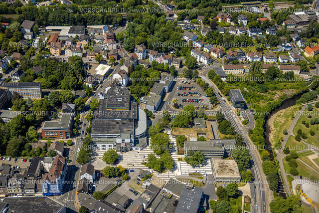 Gevelsberg230709373 | Luftbild, Rathaus und Vendomer Platz, Kaufland Wittener Straße, Gevelsberg, Ruhrgebiet, Nordrhein-Westfalen, Deutschland