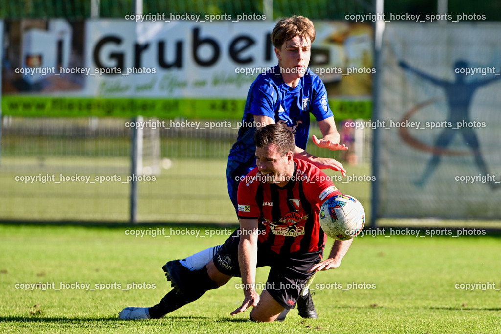 ATUS Nötsch vs. Thal Assling | #10 Andreas Orter ATUS Nötsch, #20 Lorenz Sebastian Blassnig Thal Assling, ATUS Nötsch vs. Thal Assling, ATUS Nötsch vs. Thal Assling am 31.08.2025 in Nötsch (Dobratsch Arena), Austria, (Photo by Bernd Stefan)