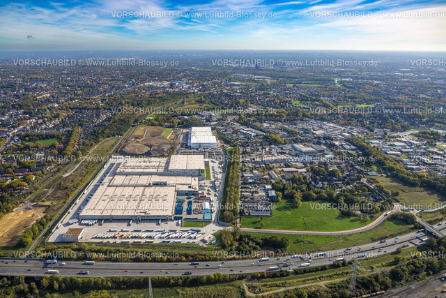 Oberhausen221003421 | Luftbild, EDEKA Zentrallager, Picnic E-Food-Lager, Baustelle, Schwarze Heide, Oberhausen, Ruhrgebiet, Nordrhein-Westfalen, Deutschland