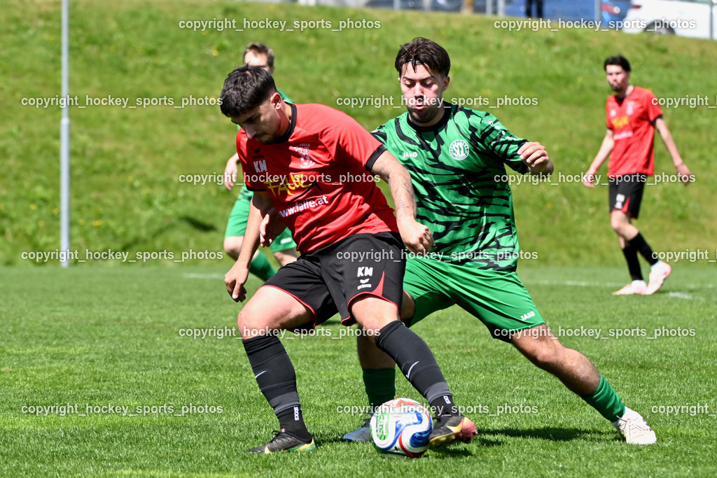 SC Landskron vs. SV Falle Maria Gail | #6 Daniel Martinovic SC Landskron, #10 Ivan Krnjic SV Maria Gail, SC Landskron vs. SV Falle Maria Gail, SC Landskron vs. SV Falle Maria Gail am 17.05.2026 in Villach (Sportanlage Landskron), Austria, (Photo by Bernd Stefan)