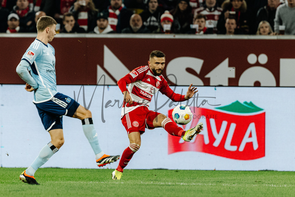 2. Bundesliga, Saison 2023/24, 25. Spieltag: Fortuna Düsseldorf - Hamburger SV | Düsseldorf, 08.03.2024: 2. Bundesliga, 25. Spieltag, Fortuna Düsseldorf gegen Hamburger SV in der Merkur Spiel-Arena in Düsseldorf. Foto: sportfotografie.ms | Markus Paletta - Realisiert mit Pictrs.com