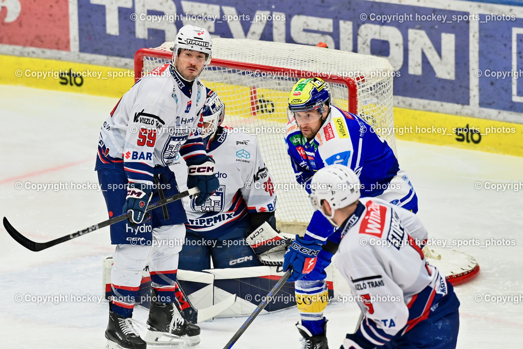 EC IDM Wärmepumpen VSV vs. Hydro Fehervar AV 19 | #91 Nick Hutchison EC VSV, #59 Joel Messner Hydro Fehervar, EC IDM Wärmepumpen VSV vs. Hydro Fehervar AV 19, EC IDM Wärmepumpen VSV vs. Hydro Fehervar AV 19  am 17.01.2026 in Villach (Stadthalle Villach), Austria, (Photo by Bernd Stefan)